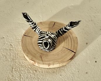 Muurbeeldje Zebra (2)